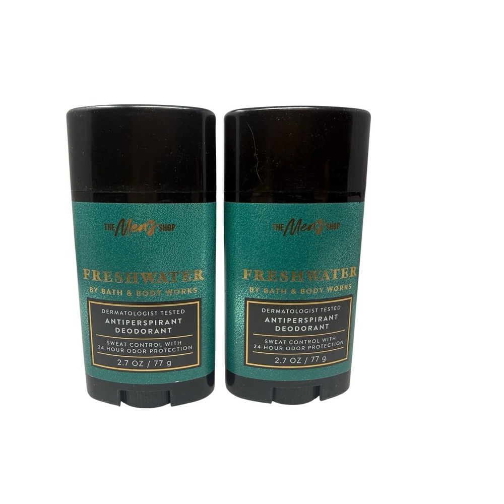 Bath & Body Works Freshwater Deodorant Antiperspirant Men's 2.7 oz 2 Pack